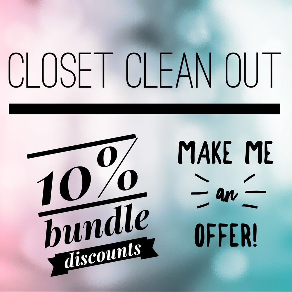 CLOSET CLEANOUT! Make an offer